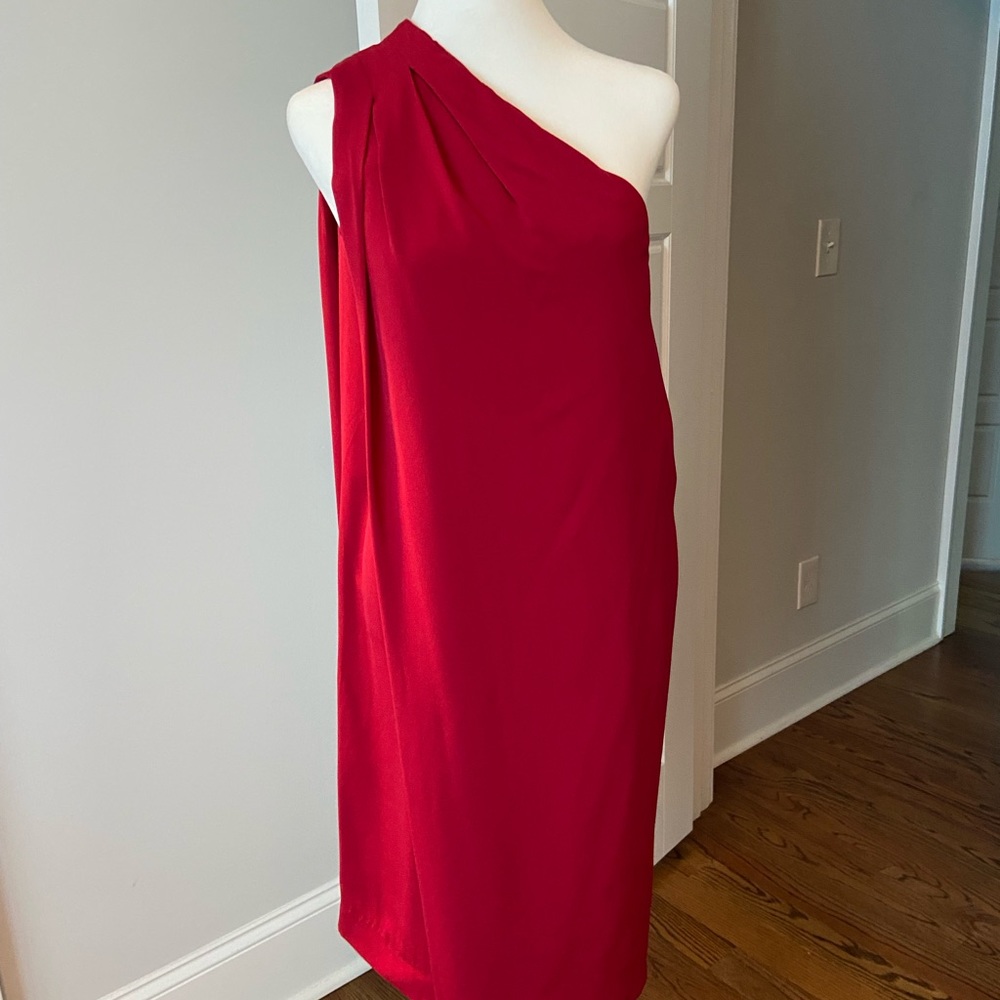 DVF Straight Red Dress